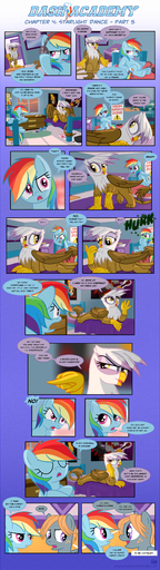 absurd_res argie_ribbs_(mlp) avian beak bed blue_body blue_feathers blue_fur comic cutie_mark dialogue digital_media_(artwork) duo_focus english_text equid equine feathered_wings feathers female feral friendship_is_magic fur furniture gilda_(mlp) group gryphon hair hasbro hi_res horse mammal multicolored_hair my_little_pony mythological_avian mythology nausea pegasus rainbow_dash_(mlp) rainbow_hair sorc text wings // 1065x3780 // 3.6MB