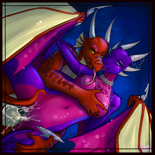 balls black blue breasts claws collar couple cum cum_in_pussy cum_inside cynder dragon dragoness ear ear_frills female horns jewelry long_tongue male navel nipples nude orgasm penetration penis pink purple pussy red scalie sex spreading straight tail tail_blade tongue vaginal_penetration wings yashendwirh // 1000x1000 // 906.5KB