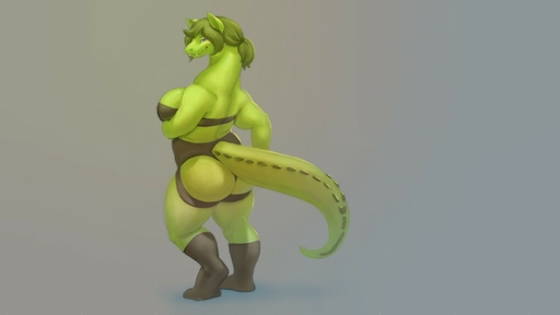 16:9 2016 anthro big_breasts biped breasts butt clothed clothing dragon female footwear fuzzamorous green_body green_hair green_scales grey_background hair holding_breast legwear lingerie looking_at_viewer looking_back morin_(cosmicminerals) non-mammal_breasts scales simple_background skimpy slightly_chubby socks solo standing widescreen // 1280x720 // 44KB