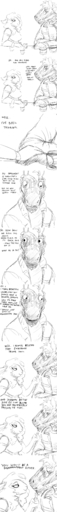 2016 absurd_res alcohol anthro bar beard bedroom_eyes beverage black_and_white bodily_fluids boss_lamb_(hladilnik) bovid caprine clothed clothing comic cupping_chin dialogue digital_drawing_(artwork) digital_media_(artwork) domestic_sheep drinking duo embarrassed english_text equid equine eye_contact facial_hair female fully_clothed hair half-closed_eyes hand_on_chin hand_on_hand hi_res hladilnik horse inviting long_hair long_image looking_at_another male mammal mane mane_hair mature_anthro mature_female mature_male monochrome narrowed_eyes seductive sheep sitting sketch smile sweat tall_image text zebra zebra_dad_(hladilnik) // 1280x11520 // 2.6MB