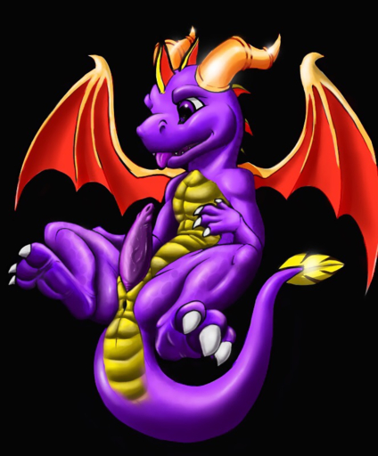 activision digital_media_(artwork) dragon edit male penis scalie solo spyro spyro_the_dragon thesecretcave video_games western_dragon // 663x800 // 537KB