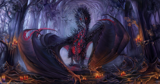 2019 ambiguous_gender candle detailed_background digital_media_(artwork) dragon feral hi_res red_eyes solo wyvern x-celebril-x // 1920x1018 // 3.2MB