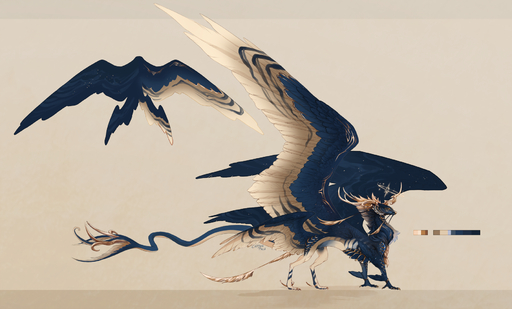 2020 ambiguous_gender captainpalu claws digital_media_(artwork) dragon feathered_dragon feathered_wings feathers feral fur furred_dragon hi_res solo standing wings // 1800x1088 // 1.1MB