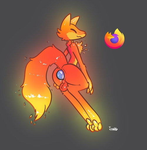 2021 anthro balls biped canid canine egg egg_in_ass egg_insertion eyes_closed fox fur genitals glowing hi_res male mammal orange_body orange_fur paws rear_view simple_background solo the_xing1 // 2000x2048 // 173.7KB