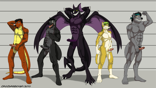 1boy anthro bruno canine claws croc crocdragon89 dragon erection fangs fenris fur furry grin lineup looking_at_viewer male male_only mammal muscles penis presenting reptile scalie solo tail tongue wings wolf zeke // 1229x695 // 423.3KB