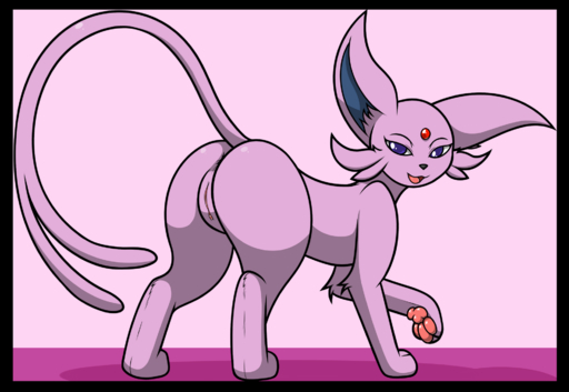 anus barely_visible_anus edit eeveelution envy_(kuroodod) espeon fan_character female feral generation_2_pokemon genitals hi_res kuroodod pink_background pokemon_(species) pussy simple_background solo video_games // 1900x1311 // 511.6KB