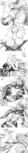 2017 5_fingers absurd_res anthro areola big_breasts black_and_white blush boss_lamb_(hladilnik) bovid breasts breath caprine chest_tuft clothed clothing comic dialogue digital_drawing_(artwork) digital_media_(artwork) domestic_sheep duo embrace english_text equid equine eyes_closed female fingers foreplay fully_clothed greyscale hair hand_on_head happy happy_sex head_on_chest hi_res hladilnik horse humanoid_hands jewelry long_hair long_image male malefemale mammal monochrome muscular neck_kiss necklace panting partially_clothed pecs sex sheep short_hair sketch stripes tall_image text torn_clothing tuft undressing zebra zebra_dad_(hladilnik) // 1280x6912 // 2.4MB