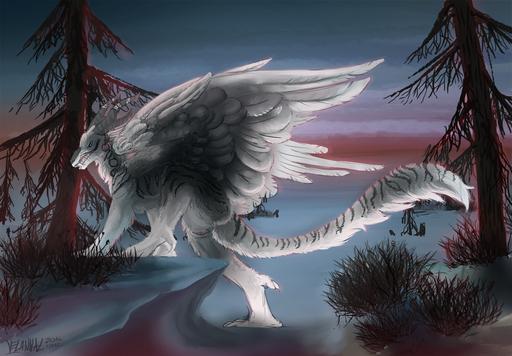 detailed_background dragon female feral horn pussy solo velannal wings // 1200x835 // 1.2MB