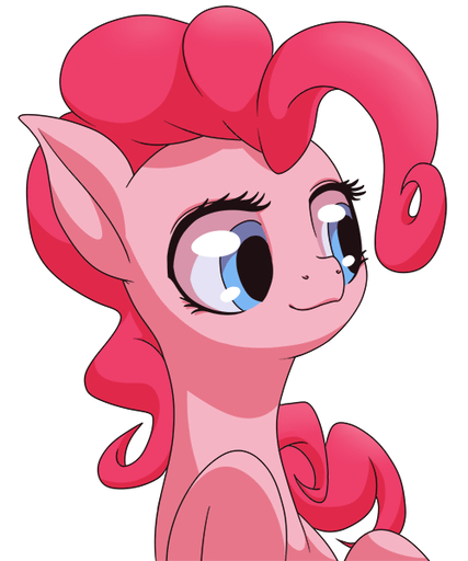 2014 5:6 blue_eyes digital_media_(artwork) earth_pony equid equine female feral friendship_is_magic fur hair hasbro horse mammal my_little_pony pink_body pink_fur pink_hair pinkie_pie_(mlp) pony simple_background solo stoic5 white_background // 500x600 // 131.2KB