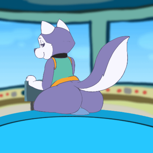1:1 2d_animation animated anthro bedroom_eyes blue_eyes bottomless butt canid canine canis clothed clothing collar diacordst dildo dildo_sitting domestic_dog everest_(paw_patrol) female frame_by_frame fur genitals half-closed_eyes husky low_res mammal masturbation narrowed_eyes nordic_sled_dog paw_patrol penetration purple_body purple_fur pussy seductive sex_toy short_playtime smile solo spitz vaginal vaginal_masturbation vaginal_penetration white_body white_fur // 450x450 // 380.9KB