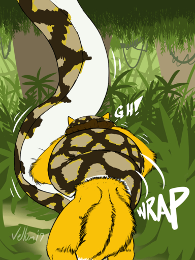 2017 2_tails 3:4 ambiguous_gender anthro biped brown_body brown_scales canid canine coiling comic detailed_background digital_media_(artwork) dipstick_tail duo exclamation_point feral fluffy fluffy_tail fox fur jungle larger_ambiguous leshana male mammal markings multi_tail multicolored_body multicolored_fur multicolored_scales multicolored_tail nude outside plant rear_view reptile scales scalie shrub signature size_difference smaller_male snake tail_markings tan_body tan_scales tree two_tone_body two_tone_fur two_tone_tail vellum vines white_body white_fur white_scales white_tail yellow_body yellow_fur yellow_scales yellow_tail // 750x1000 // 709.1KB