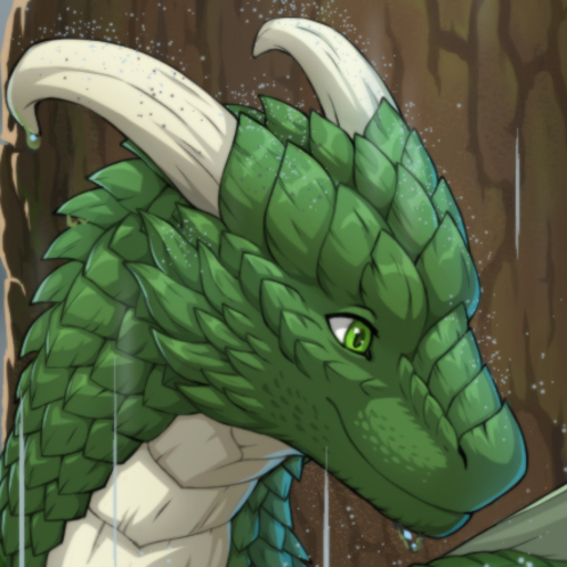 2021 ambiguous_gender curved_horn digital_media_(artwork) dragon feral green_body green_eyes green_scales greeny_(odisaodi) happy horn jay-kuro low_res plant raining scales smile solo tree wet wet_body wet_scales white_body white_horn white_scales // 442x442 // 405.2KB
