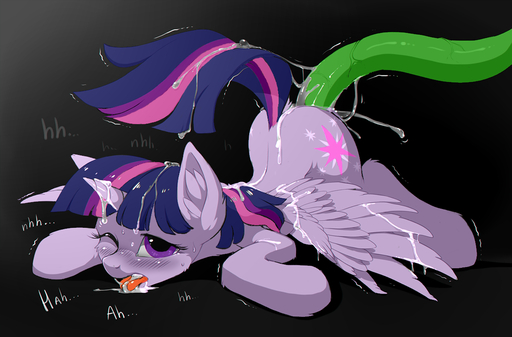 bodily_fluids cum cum_in_mouth cum_inside cum_on_back equid equine feathered_wings feathers female feral genital_fluids greyscale hioshiru hooves horn horse mammal monochrome penetration solo tentacles tongue twilight_sparkle_(mlp) winged_unicorn wings // 1200x790 // 426.6KB