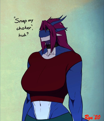 2d_animation abs amelia_(ryuakira) animated anthro big_breasts blue_body body_size_growth breast_expansion breasts choker cleavage clothed clothing dialogue dragon expansion female frame_by_frame growth huge_breasts hyper hyper_breasts jewelry meme muscle_growth muscular muscular_anthro muscular_female necklace nipple_outline nipples ryuakira scalie short_playtime size_transformation solo sound torn_clothing transformation until_it_snaps webm // 884x1024, 14.1s // 9.7MB