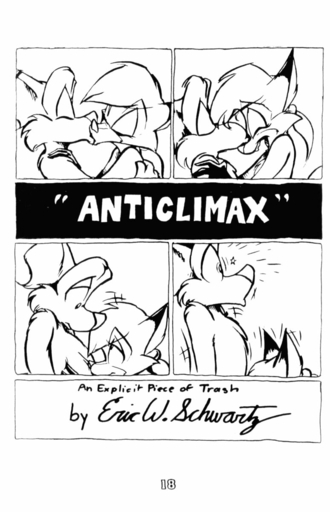 anthro black_and_white canid canine canis comic domestic_dog duo eric_schwartz female fox hi_res male mammal monochrome romantic romantic_couple simple_background tammy_vixen tor_dog // 774x1200 // 114.5KB
