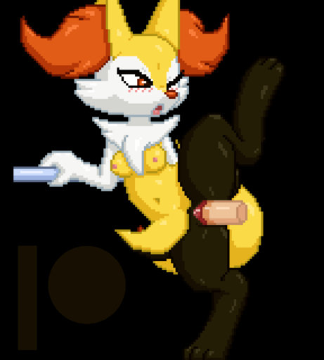 2022 animated anthro anthro_focus anthro_penetrated black_body black_fur blinking blush braixen breasts digital_media_(artwork) disembodied_penis duo erection feet female female_focus female_penetrated fingers fur gefauz genitals humanoid_genitalia humanoid_penis inner_ear_fluff interspecies male malefemale male_penetrating male_penetrating_female multicolored_body multicolored_fur navel nipples nude one_eye_closed one_leg_up open_mouth patreon_logo penetration penile penile_penetration penis penis_in_pussy pixel_(artwork) pixel_animation pokemon_(species) pokephilia pussy raised_leg red_body red_eyes red_fur red_nose short_playtime solo_focus spread_legs spreading toes tongue tuft vaginal vaginal_penetration video_games white_body white_fur yellow_body yellow_fur // 720x800 // 745.7KB