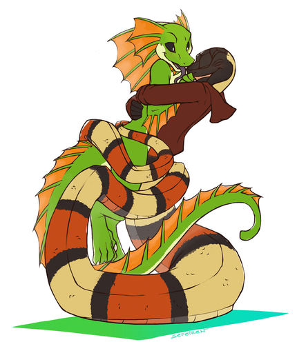 2013 anthro apode black_eyes black_tongue blush clothed clothing coiling colubrid conditional_dnp draconcopode duo eyes_closed fin frill_(anatomy) green_body green_scales hi_res hindpaw hoodie hug kingsnake lampropeltini legless lizard male membrane_(anatomy) membranous_frill milk_snake naga nude paws purple_tongue reptile scales scalie sefeiren serpentine snake stripes tongue topwear // 1076x1280 // 407.0KB