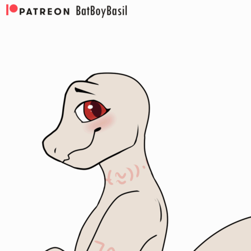 animated anthro batboybasil blush butt crusch_lulu digital_media_(artwork) facesitting female first_person_view genitals lizard nude pussy red_eyes reptile scalie short_playtime slit smile smooth_skin solo tattoo // 560x560 // 110.0KB