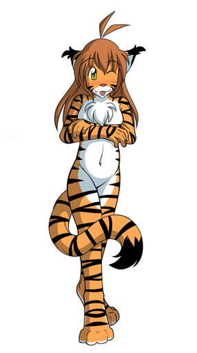 anthro biped brown_hair casual_nudity chest_tuft conditional_dnp digitigrade felid female flora_(twokinds) fur hair keidran mammal multicolored_body multicolored_fur nude one_eye_closed orange_body orange_fur pantherine simple_background solo standing striped_body striped_fur stripes tiger tom_fischbach tongue tongue_out tuft twokinds webcomic webcomic_character white_background white_body white_fur wink // 500x896 // 122.0KB