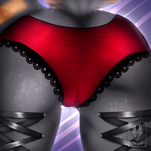 1:1 ambiguous_species anthro butt butt_shot camel_toe clothing corset_piercing crotch_shot female panties piercing red_clothing red_panties red_underwear simple_background solo surface_piercing underwear yasmil // 1000x1000 // 879.7KB
