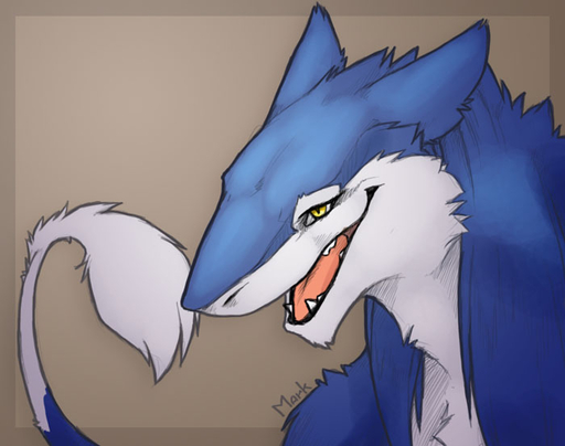 2009 blue_body blue_fur digital_media_(artwork) english_text eyebrows eyelashes fangs fur grey_background looking_at_viewer male open_mouth sergal simple_background solo teeth text tongue wolfy-nail yellow_eyes // 700x553 // 64.9KB