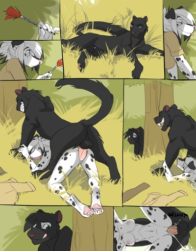 2015 absurd_res anthro anthro_on_feral anthro_penetrated backsack balls bedroom_eyes being_watched bestiality bodily_fluids breasts butt canid canine canis clothed clothing comic cum cum_in_pussy cum_inside dalmatian domestic_dog erection felid female female_on_feral feral feral_penetrating feral_penetrating_anthro from_behind_position genital_fluids genitals group half-closed_eyes hi_res hunter infidelity interspecies kara_resch looking_at_another male malefemale male_penetrating mammal mounting narrowed_eyes nipples open_mouth pantherine penetration penis prey_(disambiguation) pussy seductive sex shads smile tongue tongue_out ubaya vaginal vaginal_penetration zummeng // 2120x2714 // 398.5KB