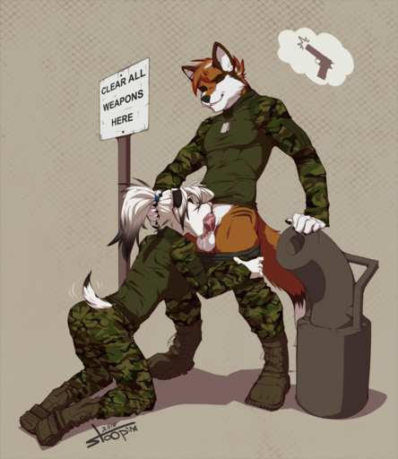 2016 anthro anthro_on_anthro ball_lick balls bodily_fluids boots bottomwear canid canine canis clothed clothed_sex clothing cum cum_in_mouth cum_inside dalmatian deep_throat dog_tags domestic_dog duo erection eyes_closed fellatio female female_penetrated footwear fox fully_clothed genital_fluids genitals jacket kara_resch licking male malefemale male_penetrating male_penetrating_female mammal oral oral_penetration pants pants_down partially_clothed penetration penile penis saliva sex smile stoopix tongue tongue_out topwear // 919x1059 // 1.1MB