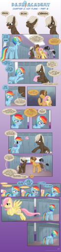absurd_res blue_body blue_feathers blue_fur bullying comic cutie_mark dialogue digital_media_(artwork) dumb-bell_(mlp) embarrassed english_text equid equine feathered_wings feathers female feral fluttershy_(mlp) fur group hair hi_res hoops_(mlp) horse insult long_image mammal multicolored_hair note pegasus rainbow_dash_(mlp) rainbow_hair regret rejection sad score_(mlp) sorc tall_image text wings yellow_body yellow_feathers // 900x3715 // 2.2MB