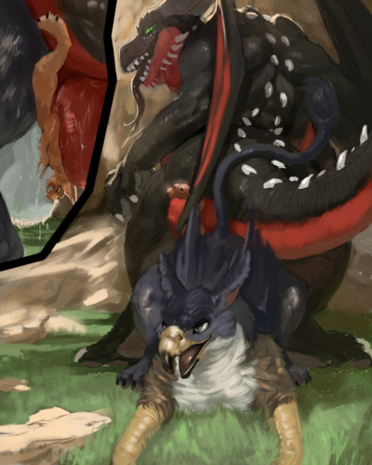 anthro anthro_on_feral anus ass_to_ass avian back_muscles balls balls_touching beak bestiality big_dom_small_sub bodily_fluids butt claws cutaway dragon feathers feral genitals glowing glowing_eyes green_eyes group group_sex gryphon hi_res interspecies killioma larger_anthro larger_feral larger_male macro male malemale mammal micro micro_on_macro mouse murid murine muscular muscular_male musk mythological_avian mythology rodent scalie sex size_difference smaller_anthro smaller_male smothering sweat syrrik threesome tongue torvid trio two_doms_one_sub wafflemouse // 1023x1280 // 1.3MB