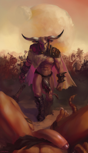 2017 5_fingers abs anthro armor balls battle biceps biped black_glans black_penis boots bottom_pov bottomwear bottomwear_aside bovid bovine cape chunie claws clothed clothing clothing_aside crowd detailed_background digital_media_(artwork) dragonborn dray duo_focus erection exhibitionism fingers first_person_view footwear foreskin fur genitals glans gloves group handwear hi_res horn humanoid_genitalia humanoid_penis imminent_rape imminent_sex loincloth loincloth_aside looking_at_viewer lying male malemale male_pov mammal melee_weapon minotaur moon muscular muscular_male navel nipples on_back outside partially_clothed partially_retracted_foreskin pecs penetrating_pov penis pink_glans polearm scalie shoulder_guards sky smile submissive submissive_pov teeth toe_claws walking weapon // 740x1280 // 337.4KB