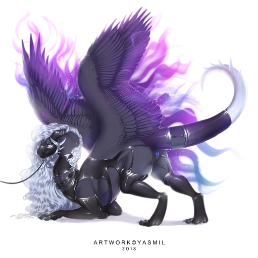 2018 black_body black_feathers claws digital_media_(artwork) dragon feathered_dragon feathered_wings feathers female feral genitals midnight_(yasmil) pussy rubber simple_background solo white_background wings yasmil yellow_eyes // 1000x1001 // 721.5KB