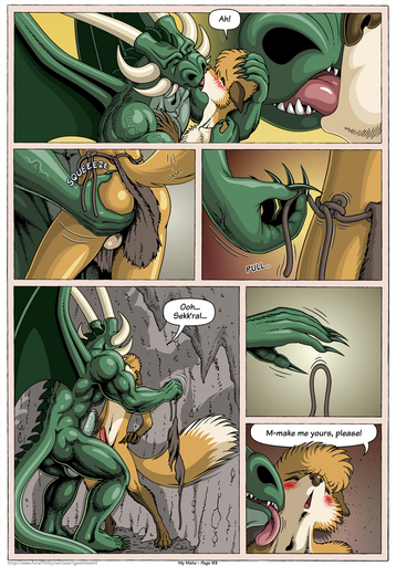 anthro backsack balls big_dom_small_sub blush bottomwear butt butt_grab canid canine claws clothing comic dialogue dominant dragon duo english_text erection eyes_closed farin fox french_kissing geminisaint genitals girly glans green_balls green_penis grope hand_on_butt hi_res humanoid_genitalia humanoid_penis imminent_sex kissing licking loincloth male malemale mammal muscular muscular_male penis penis_size_difference pink_glans pink_penis sekk'ral sharp_teeth size_difference tan_balls teeth text toe_claws tongue tongue_out undressing vein // 896x1280 // 510.7KB
