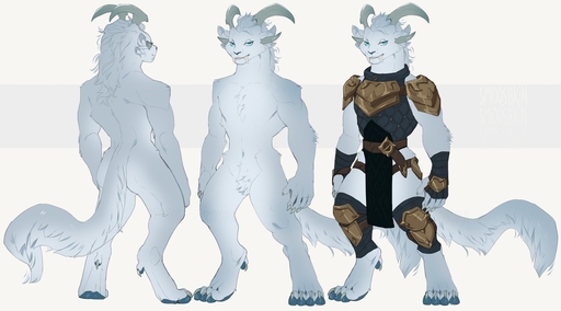 5_fingers anthro charr claws clothed clothing digital_media_(artwork) felid female fingers fur guild_wars hair horn mammal nude pawpads paws smooshkin solo standing teeth video_games // 1280x710 // 138.0KB