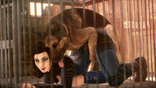 16:9 3d_(artwork) 3d_animation all_fours ambiguous_penetration animated ass_up bestiality big_breasts bouncing_breasts breasts cage caged canid canine canis digital_media_(artwork) doggystyle dogmeat domestic_dog elizabeth_(bioshock_infinite) female female_on_feral female_penetrated feral feral_penetrating feral_penetrating_human from_behind_position german_shepherd herding_dog hi_res high_framerate human human_on_feral human_penetrated interspecies looking_pleasured male malefemale male_on_human male_penetrating male_penetrating_female mammal moan mounting noname55 pastoral_dog penetration penile penile_penetration sex short_playtime sound tongue tongue_out video_games webm widescreen // 1920x1080, 10s // 9.3MB