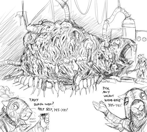 anthro birth black_and_white cannibalism female genitals group hard_vore hladilnik lol_comments male mammal monochrome nightmare_fuel pussy rodent skaven teats the_truth trypophobia vore warhammer_(franchise) warhammer_fantasy what what_has_science_done // 1280x1152 // 821.6KB