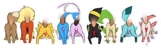 all_fours all_nine_eeveelutions anal anal_penetration animal_genitalia animal_penis aogami ass_up backsack balls black_penis butt canid canine canine_penis color_edit colored colorful disembodied_penis doggystyle edit eevee eeveelution erection espeon faceless_character faceless_male feral flareon from_behind_position fur genitals glaceon green_penis group group_sex hi_res human jolteon knot leafeon male malemale male_penetrated male_penetrating male_penetrating_male mammal nintendo nude orgy parallel_sex penetration penis pokemon pokemon_(species) purple_penis raised_tail red_penis sex simple_background spread_legs spreading sylveon take_your_pick taste_the_rainbow umbreon vaporeon video_games white_background // 3004x911 // 1010.0KB