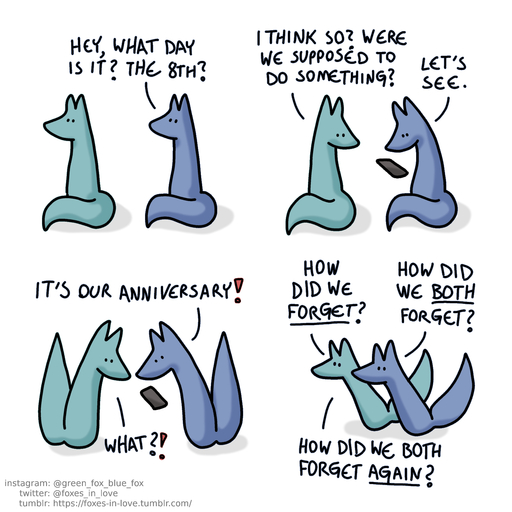 1:1 ambiguous_gender blue_body blue_fox_(foxes_in_love) blue_fur blue_tail canid canine comic dialogue duo english_text feral fox foxes_in_love fur green_body green_fox_(foxes_in_love) green_fur green_tail hi_res male_(lore) mammal shadow simple_background text url // 1600x1600 // 924.5KB