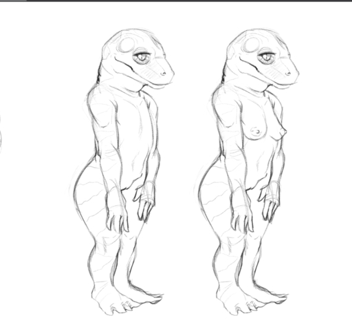 alien amphibian anthro breasts female frog frog_lady_(the_mandalorian) genitals monochrome mother nipples nude parent pussy sabrotiger solo // 990x931 // 220.8KB