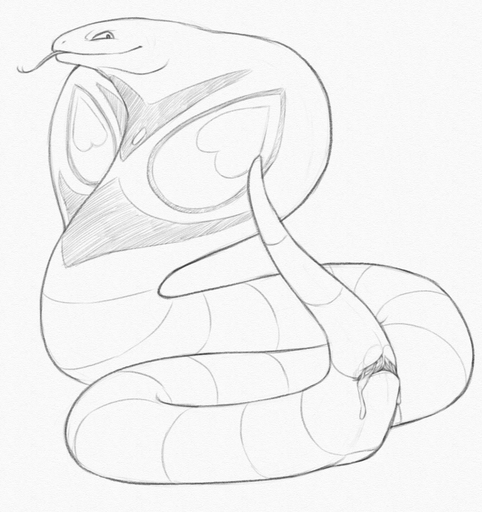 2015 anatomically_correct animal_genitalia arbok bodily_fluids cloaca dripping female feral forked_tongue genital_fluids genitals graphite_(artwork) horizontal_cloaca monochrome nintendo pencil_(artwork) pokemon pokemon_(species) presenting presenting_cloaca pussy_juice reptile scalie simple_background sketch smile snake snake_hood solo tongue tongue_out traditional_media_(artwork) video_games white_background yaroul // 915x972 // 428.9KB