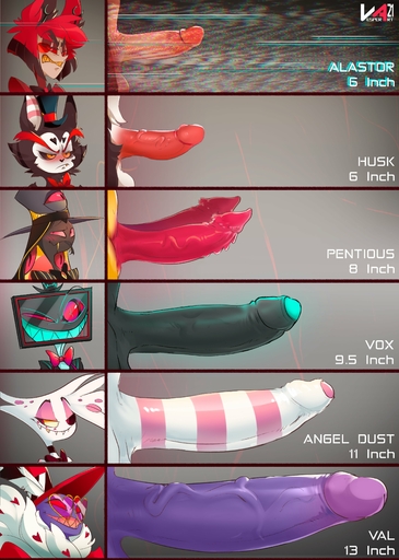 2021 2_penises absurd_res alastor_(hazbin_hotel) angel_dust animal_genitalia animal_humanoid animal_penis anthro balls big_penis black_body black_fur black_sclera blush cat_humanoid chart clothed clothing comparing comparing_penis disgust embarrassed english_text erection fangs felid felid_humanoid feline feline_humanoid for_a_head foreskin fur genitals glans glowing glowing_genitalia glowing_penis grin group hair hazbin_hotel hi_res horn huge_penis humanoid humanoid_genitalia humanoid_penis husk_(hazbin_hotel) male mammal mammal_humanoid multi_genitalia multi_penis multicolored_body multicolored_fur multicolored_penis object_head orange_eyes penis penis_lineup penis_size_difference purple_body red_eyes red_sclera reptile reptile_humanoid scalie scalie_humanoid screen screen_face sir_pentious_(hazbin_hotel) size_chart size_difference size_shaming smile snake_humanoid standing static teeth text tongue tongue_out uncut valentino_(vivzmind) vein veiny_penis vinyanko vox_(vivzmind) white_body white_fur // 2923x4096 // 1.1MB