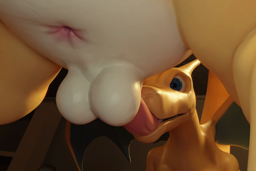 3:2 3d_(artwork) ambiguous_gender anal_wink animated anus balls charizard digital_media_(artwork) duo fellatio feral genitals hi_res high_framerate licking male no_sound oral penile penis penis_lick pokemon_(species) roxaszy98 sex short_playtime tongue tongue_out under_view video_games webm // 1620x1080, 15s // 22.7MB