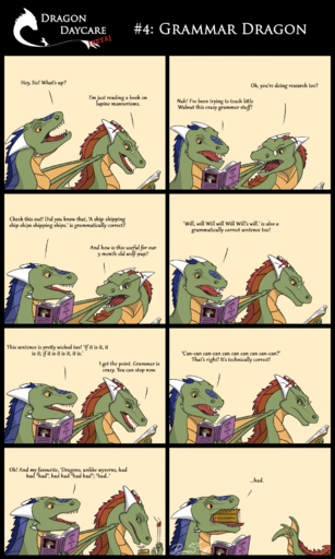 acaedus ambiguous_gender book comic dawn_(character) dragon english_text feral hi_res humor rimentus scalie text western_dragon // 1080x1799 // 838.7KB