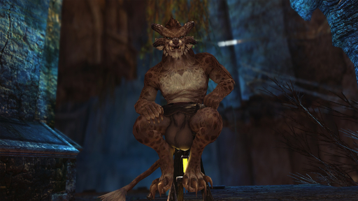 3d_(artwork) 4_ears 4_horns 4_toes 5_fingers animal_genitalia anthro athletic athletic_anthro athletic_male balls big_balls bottomwear cave charr claws clothed clothing detailed_background digital_media_(artwork) digital_painting_(artwork) digitigrade feet felid fingers fully_sheathed fur genitals hi_res horn huge_balls loincloth looking_at_viewer male mammal mixed_media mostly_nude multi_ear multi_horn paws screencap screenshot_edit sheath sitting smile snowskau solo spread_legs spreading teeth toes topless video_games // 1920x1080 // 948.4KB