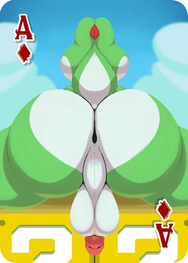 2020 anthro anus backsack balls butt butt_focus card cloud day diamond_(symbol) genitals green_yoshi komdog male mario_bros nintendo nude penis perineum playing_card scalie solo video_games yoshi // 756x1056 // 66.8KB