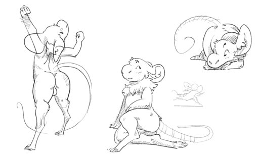 2016 anthro backsack balls bechamel_(fuzzamorous) biped butt chest_tuft ear_fuft eyes_closed fuzzamorous genitals male mammal monochrome mouse murid murine nude rear_view rodent running simple_background sitting sketch solo stretching tuft white_background // 1259x765 // 208.4KB