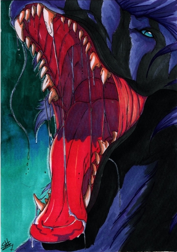 agorsjaatt(koazynka) bodily_fluids dragon drooling fangs feral fur hair hi_res mammal mouth_shot open_mouth palate saliva scalie solo teeth tongue tongue_out vore yenka // 1163x1653 // 572.2KB