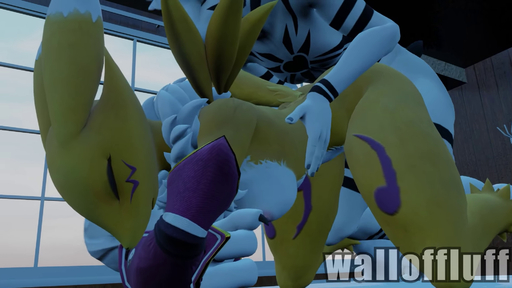 abdominal_bulge animated asriel_dreemurr_(god_form) bodily_fluids bouncing_breasts bovid breasts caprine cum cum_in_pussy cum_inflation cum_inside digimon_(species) doggystyle duo excessive_cum eyes_closed female from_behind_position genital_fluids goat hanging_breasts hi_res inflation male malefemale mammal orgasm penetration renamon sex vaginal vaginal_penetration video_games walloffluff webm // 1920x1080, 41.7s // 5.4MB