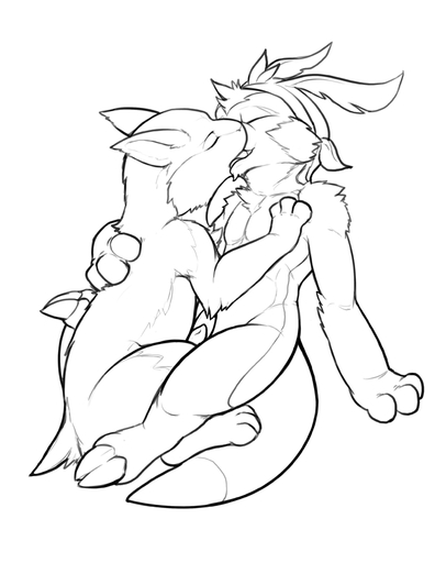animal_genitalia animal_penis anthro anthro_on_feral anthrofied arm_around_back arm_support athletic bestiality black_and_white chespin cuddling digital_drawing_(artwork) digital_media_(artwork) digitigrade duo embrace erection eyes_closed feral french_kissing frottage genitals hand_on_chest handpaw kissing male malemale male_on_feral monochrome nude on_haunches paws penis pokemon_(species) quilava reclining romantic romantic_couple semi-anthro sex side_view simple_background sitting spread_legs spreading tapering_penis thesecretcave tongue tongue_out video_games white_background // 626x810 // 157.0KB