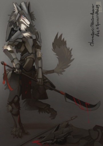 akuna armor blood blue_eyes bodily_fluids bottomwear bracers breastplate clothing corpse death female fluffy fur furgonomics gauntlets gloves greaves grey_background grey_body grey_fur handwear headgear helmet loincloth mammal melee_weapon mick39 northern platemail polearm scar scared sergal simple_background spear tail_tuft tuft weapon white_body white_fur // 600x850 // 610KB