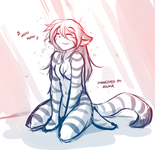 2018 anthro biped breasts casual_nudity chest_tuft conditional_dnp digitigrade eyes_closed featureless_breasts felid female flora_(twokinds) fur hi_res keidran kneeling mammal monochrome nude pantherine shower showering simple_background sketch small_breasts smile solo sound_effects striped_body striped_fur stripes tiger tom_fischbach tuft twokinds webcomic webcomic_character wet white_background // 1600x1557 // 1.0MB